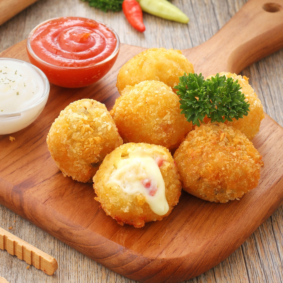 Salgado de Queijo com Presunto
